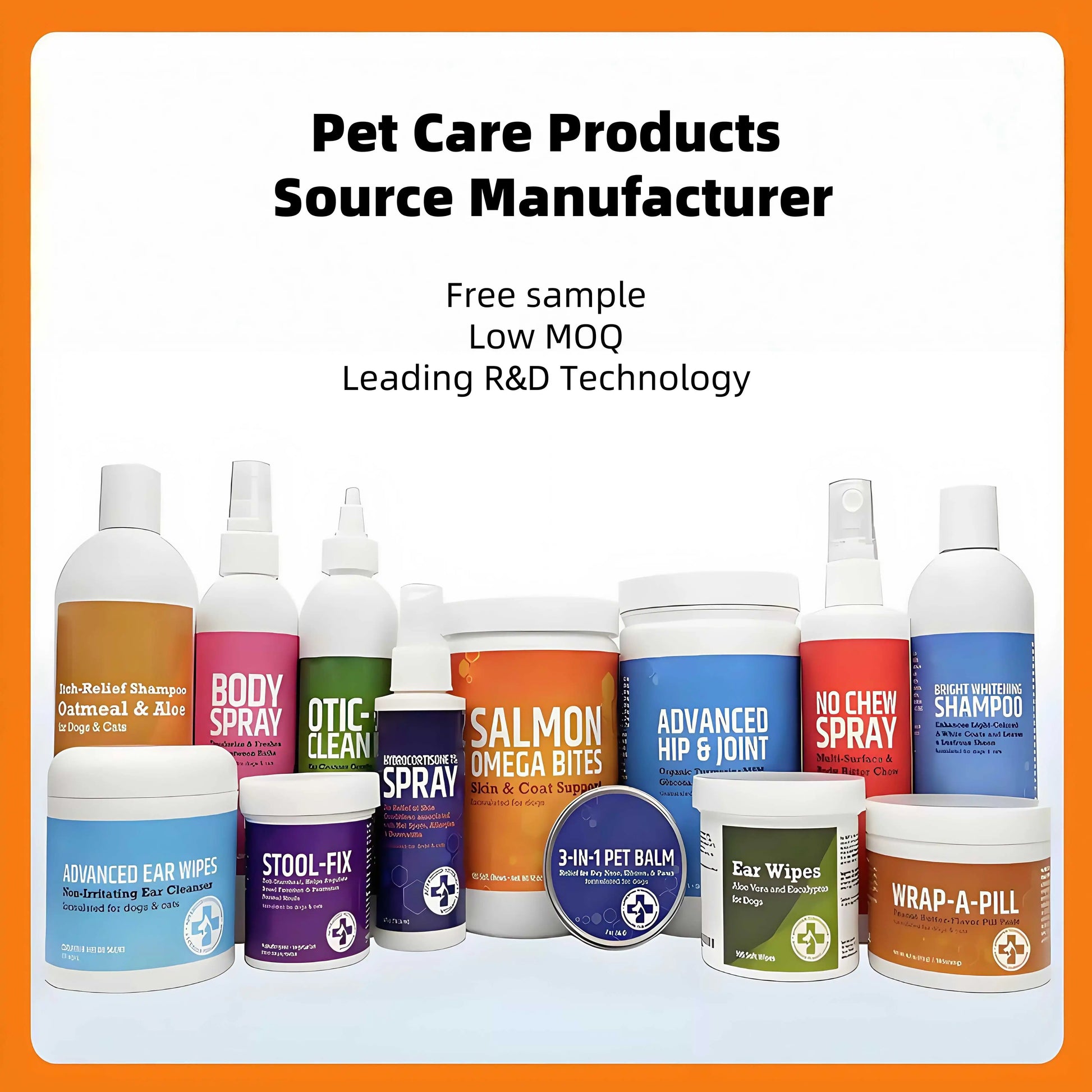 USMILEPET Private Label Shampoo Pet Comb Leave-In Serum Plant Extract Smooths Detangles Waterless No Rinse Foaming for Dogs Cats