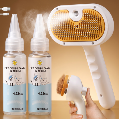 PawMist™ 3-in-1 Steam Brush for Cats & Dogs