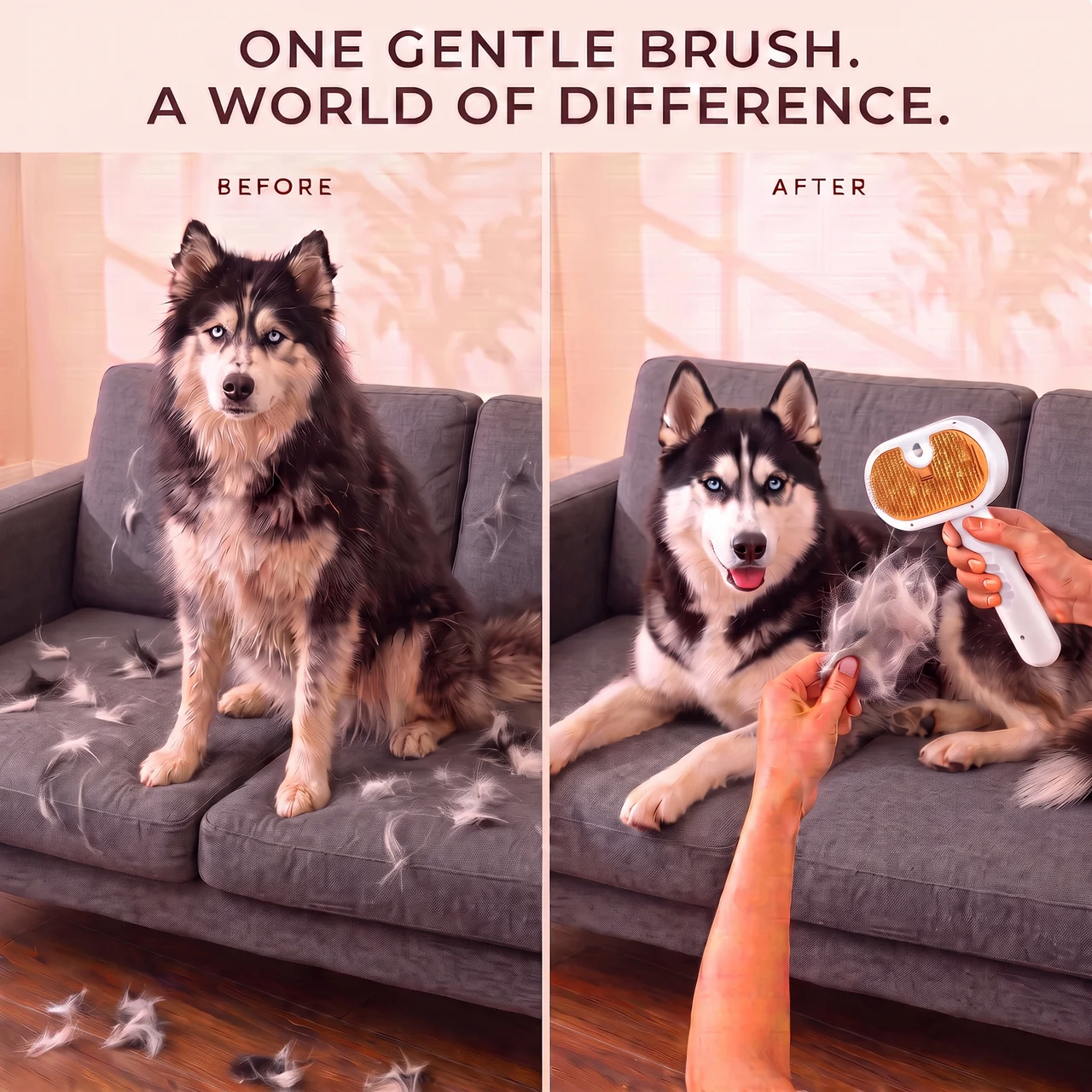 PawMist™ 3-in-1 Steam Brush for Cats & Dogs